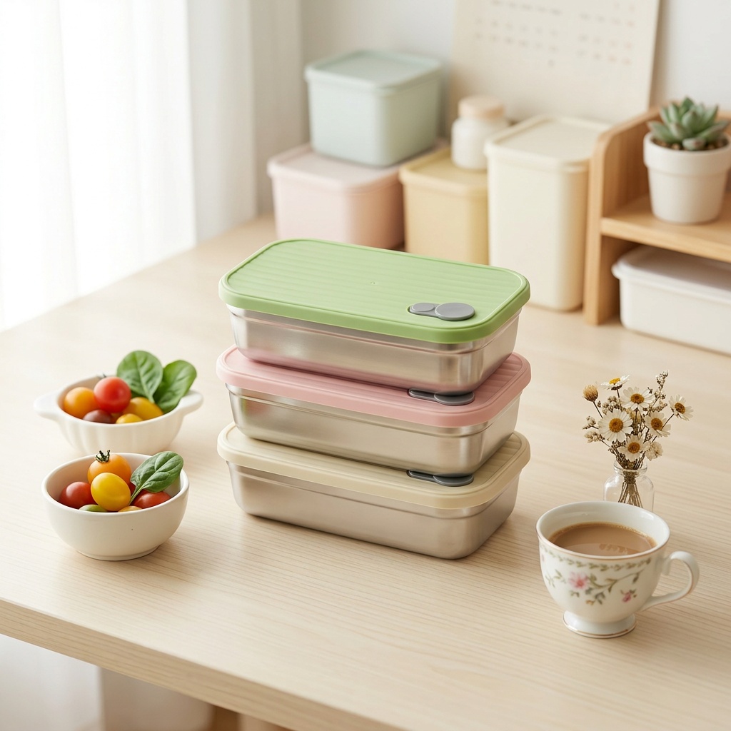 Meal Preparation - Stainless Steel Bento Box Metal Lunch