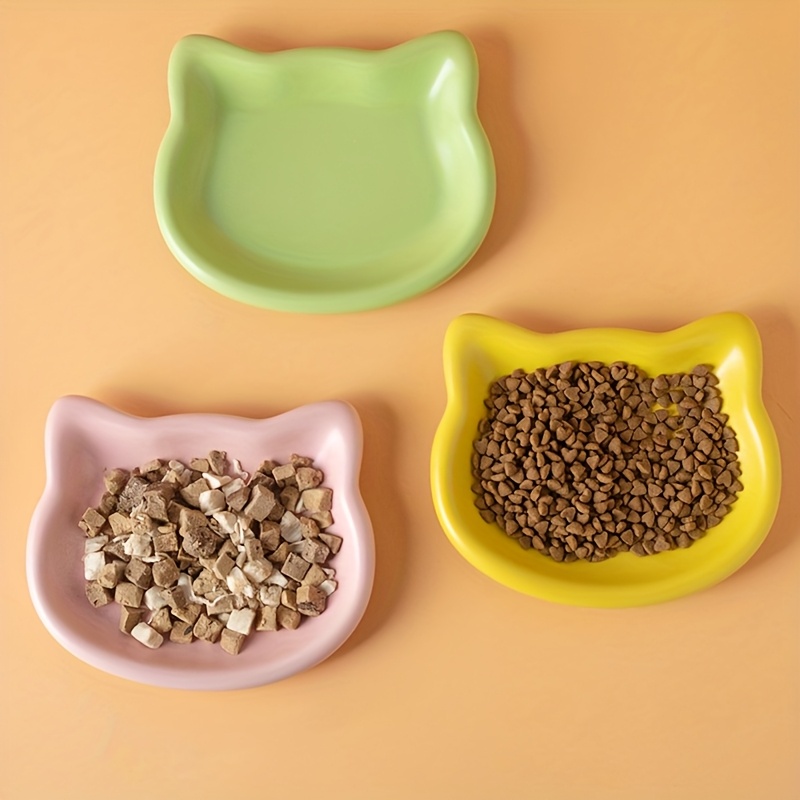 Meal Preparation - 4-Color Pet Bowl Cat Food Dish
