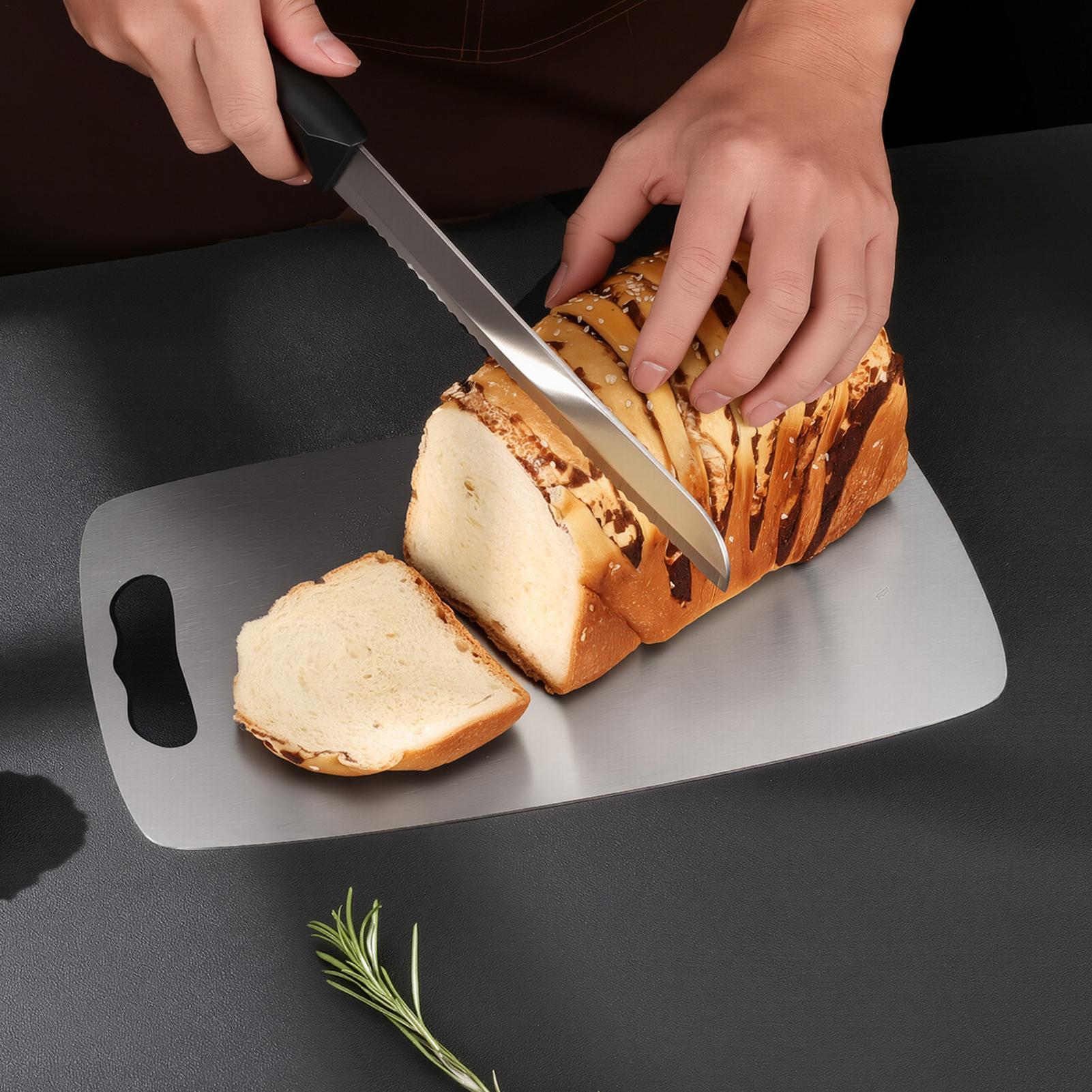 Meal Prep Veggie - Stainless Steel Cutting Board Double Sided