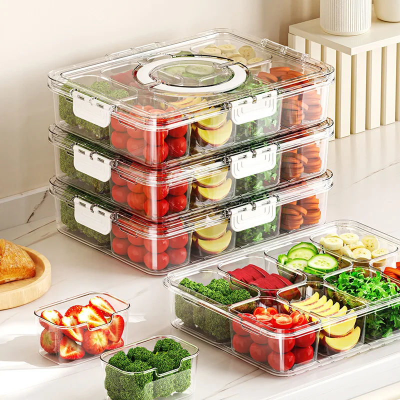 Meal Prep Veggie - Multi Compartment Food Storage Container Keeps