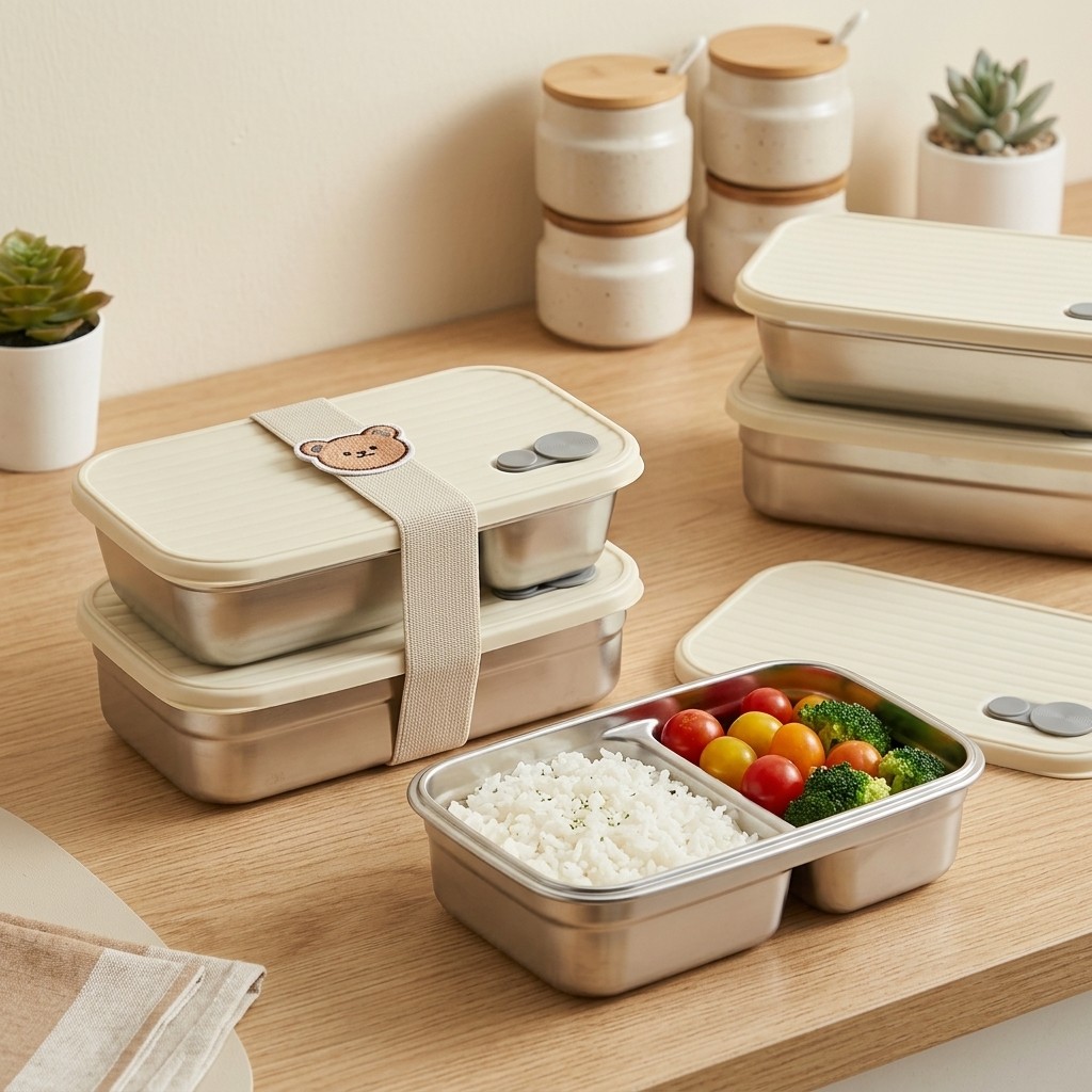 Stainless Steel Bento Box Meta - Meal Preparation review and price