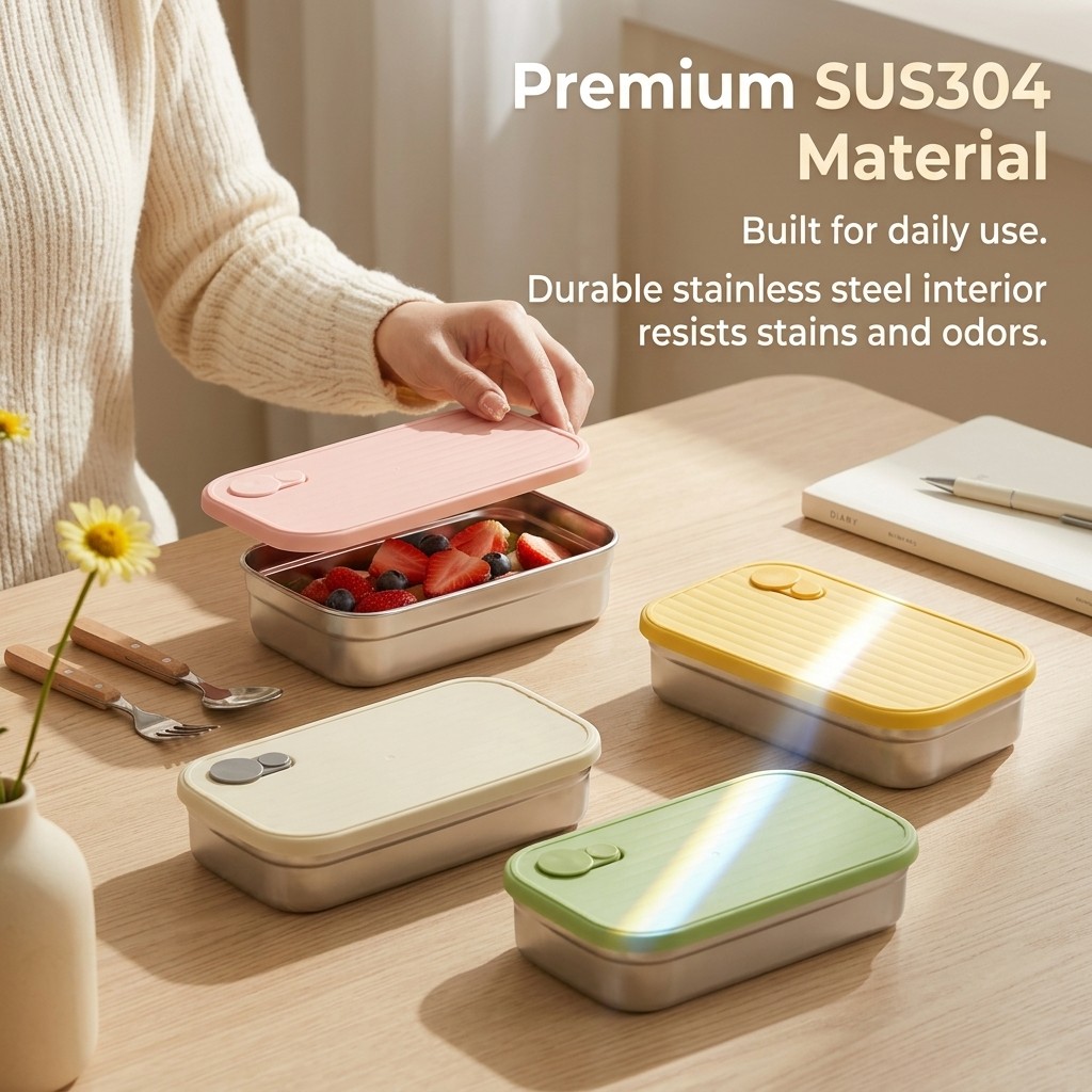 Stainless Steel Bento Box Meta - Meal Preparation review and price
