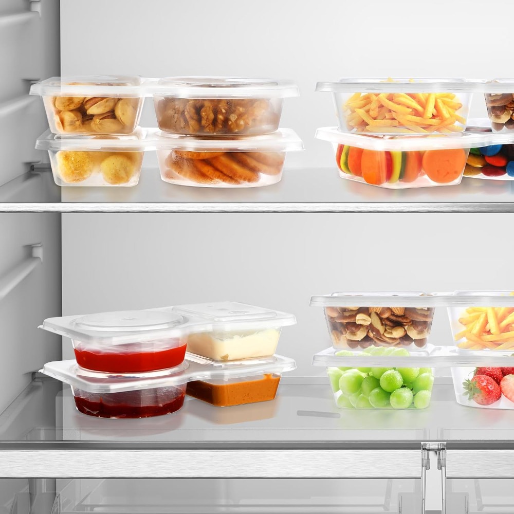 Reusable Divided Snack Contain - Meal Prep Veggie review and price