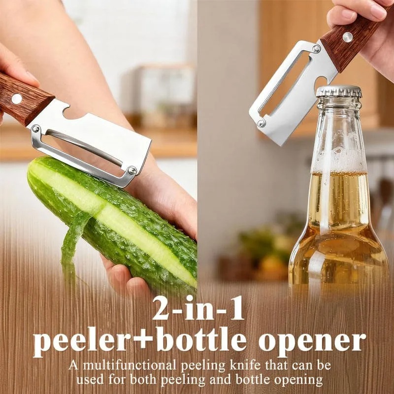1/2/3/5pcs Oak Wood Handle Sta - Meal Prep Veggie review and price
