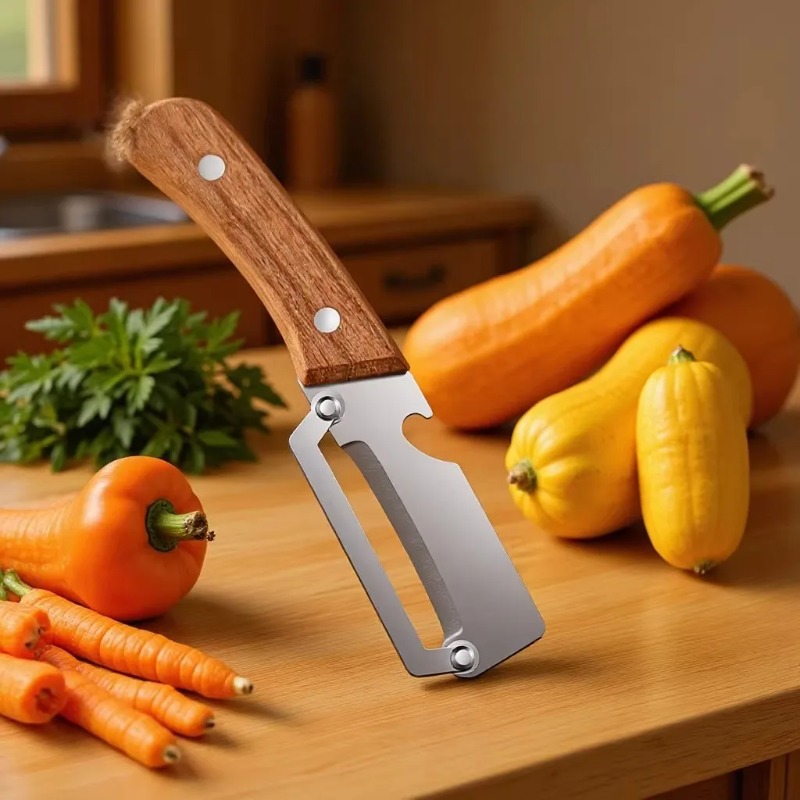 1/2/3/5pcs Oak Wood Handle Sta - Meal Prep Veggie review and price