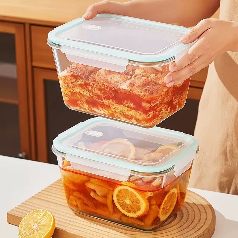 White Lid High Borosilicate Gl - Meal Prep Veggie review and price