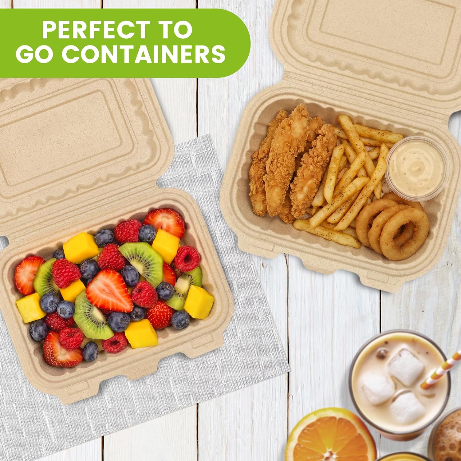50 Pack 16oz Clamshell Take Ou - Meal Preparation review and price