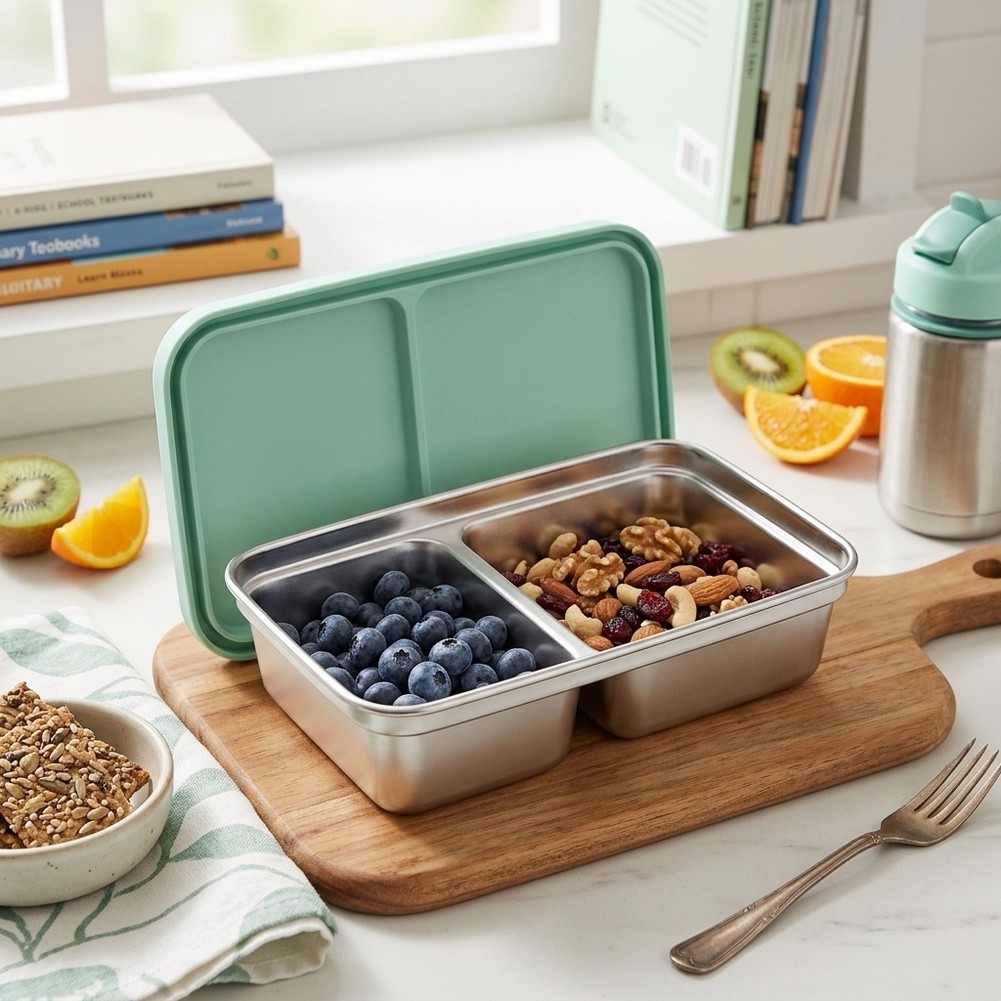 Stackable Stainless Steel Snac - Meal Prep Snacks For Toddlers review and price