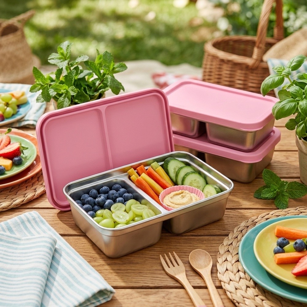 Stackable Stainless Steel Snac - Meal Prep Snacks For Toddlers review and price