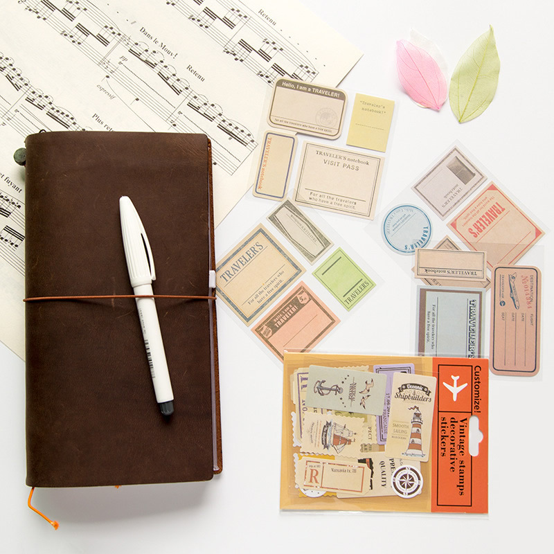 Stickers Literary Retro  Noteb - Meal Prep Notebook review and price