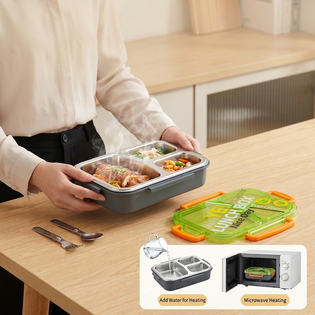 Microwavable 304 Stainless Ste - Meal Preparation review and price