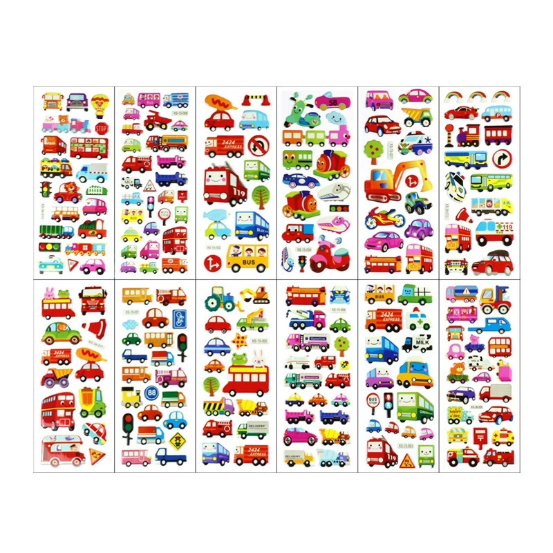 6pcs Cartoon Fireman Car Stick - Meal Prep Notebook review and price